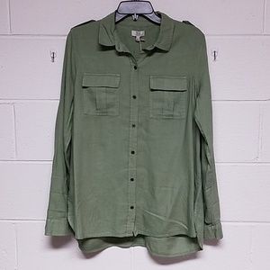 True craft button down long sleeve shirt